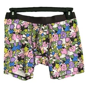 MeUndies Men's Medium Flower Power Floral Print Boxer Briefs NEW!